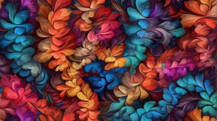  multi color fractals