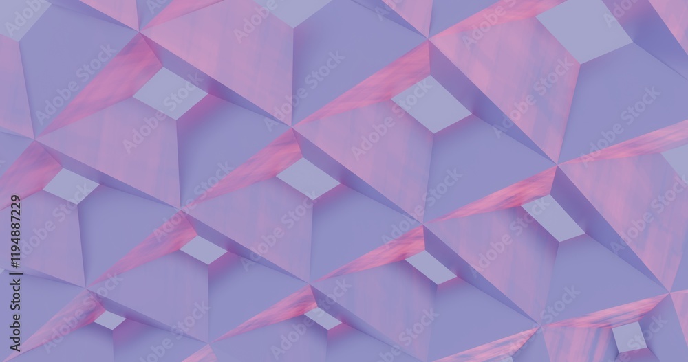 Poster abstract geometric pattern background 3d render
