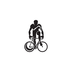 Obraz premium rider silhouette