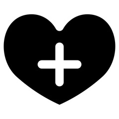 Fototapeta premium Heart icon element for design