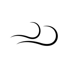 Obraz premium wind icon logo
