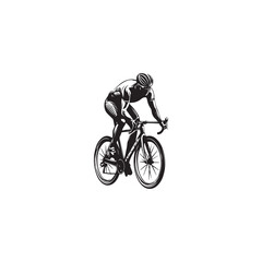 Obraz premium rider silhouette