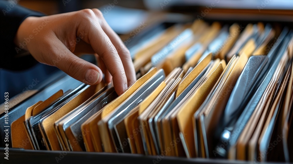 Poster organizing electronic document management system files for efficient data retrieval and archiving so