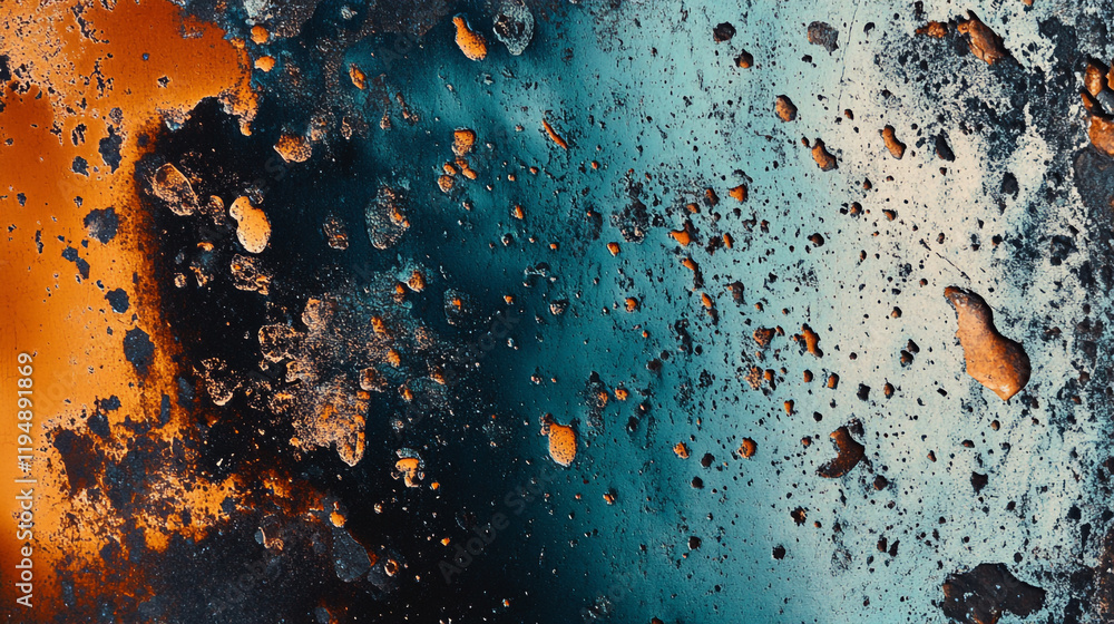 Aufkleber abstract surface with contrasting colors and textures in a creative display of art