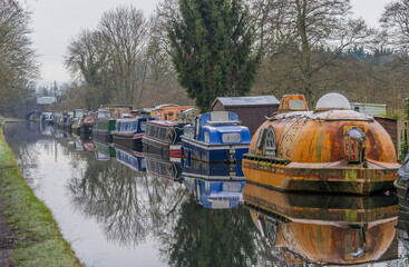Canal Boats on the Grand Union