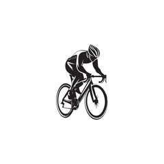 Naklejka premium rider silhouette
