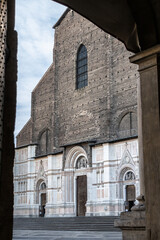 Fototapeta premium Basilica di San Petronio, main church of Bologna, Italy