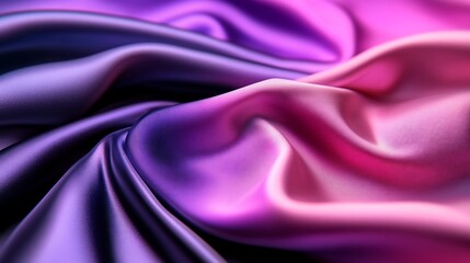 Obraz premium Purple and Pink Silk Fabric Texture