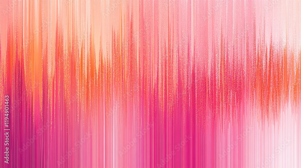 Aufkleber abstract colorful lines in vibrant pink and orange shades creating a dynamic visual effect