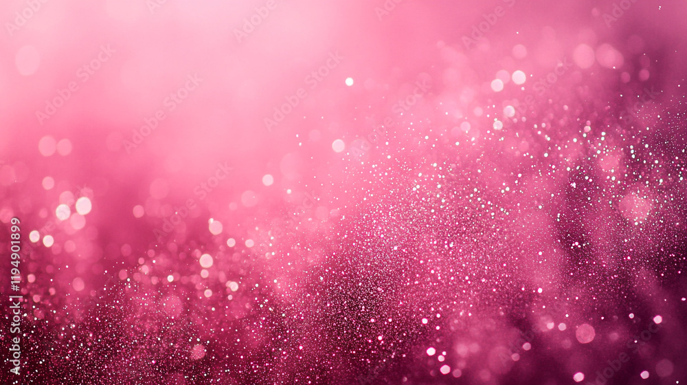 Poster soft pink bokeh lights create a dreamy atmosphere in a whimsical setting