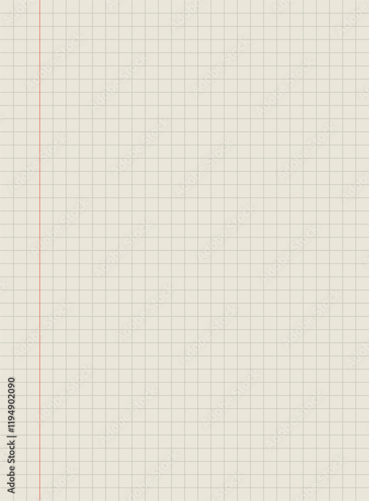Poster math paper, notebook paper background. sheets of square and lined paper