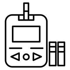 Diabetes Testing Kit Icon