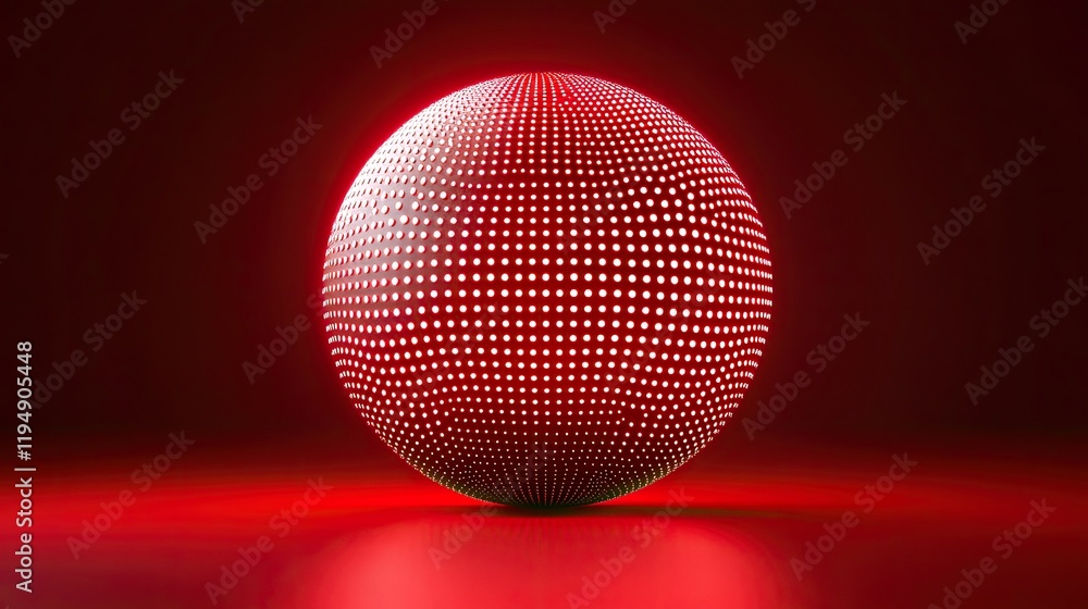 Poster a bright glowing red background with a smooth light gradient and soft flares, ideal for dynamic visu