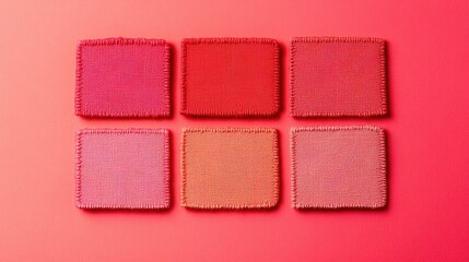Fototapeta premium A bright red gradient fading from energetic scarlet to a light coral finish.