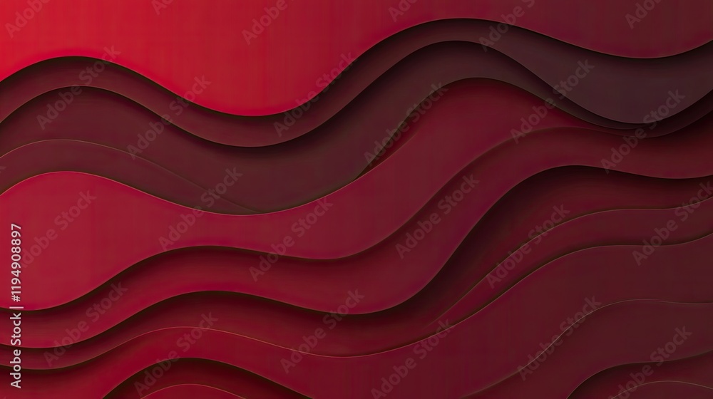Poster a deep, dark red abstract background with rich textures and layered elements, creating a dramatic an