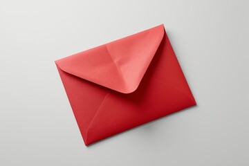 a close up of a red envelope with a red envelope inside