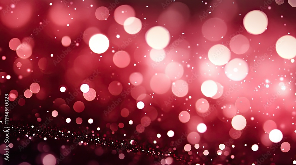 Poster a deep red digital art background with soft light effects and dynamic shapes, creating a visually st