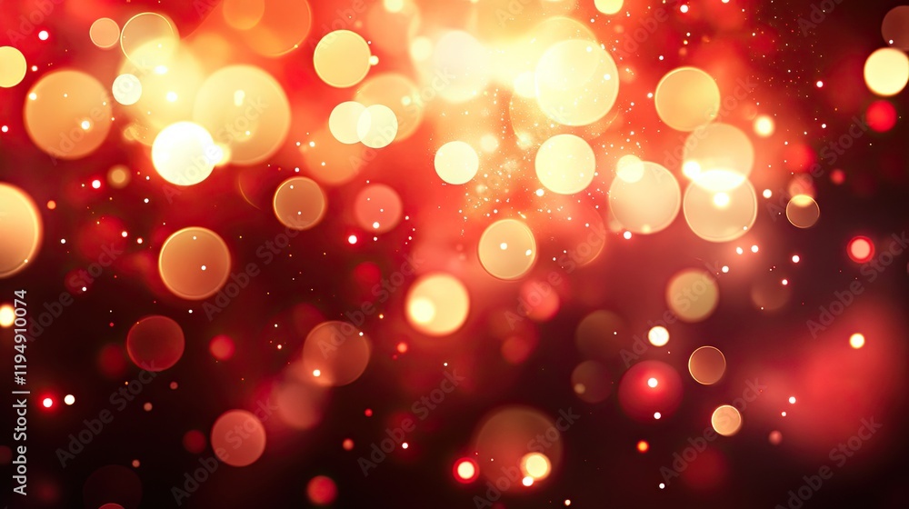 Poster a deep red digital art composition with soft lighting and dynamic textures, offering space for creat