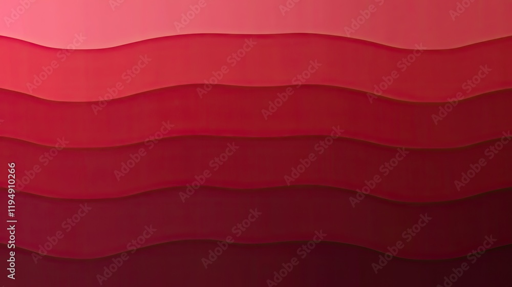 Poster A deep red gradient transitioning horizontally from scarlet to muted burgundy.