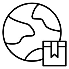 Worldwide Shipping Icon