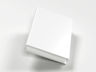 Front top Right Isolated view hardcover Books Mockup
