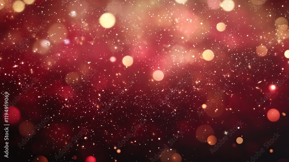 Aufkleber a rich glowing red background with light streaks moving across the surface, adding a dynamic energy.