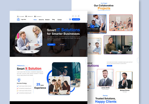 Reliable IT Solutions Landing Page