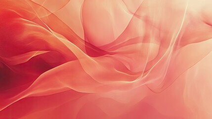 Obraz premium A smooth red abstract art background with flowing gradients, soft curves, and subtle textures, ideal for contemporary and modern design projects.