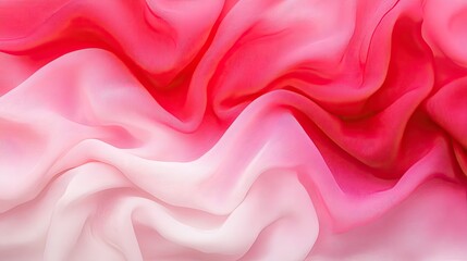 Fototapeta premium A smooth red gradient with seamless transitions from ruby red to light pastel pink.