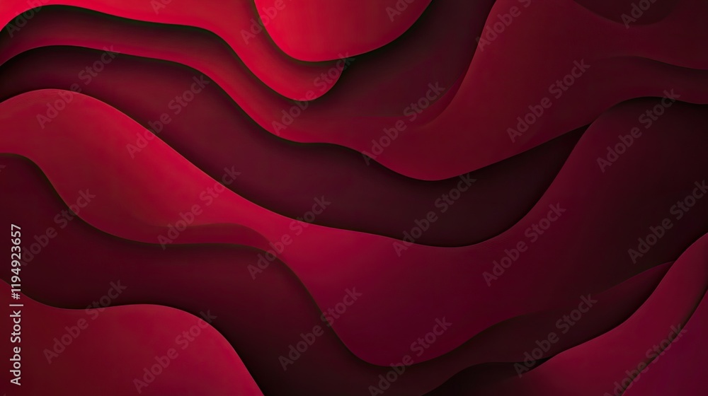 Poster a textured dark red background with subtle shading and gradients for a luxurious effect.