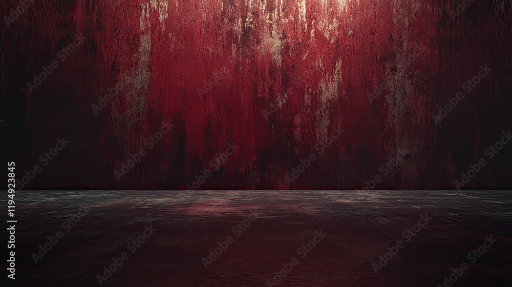 Poster a textured maroon red backdrop with smooth lighting, providing a sophisticated and elegant setting f