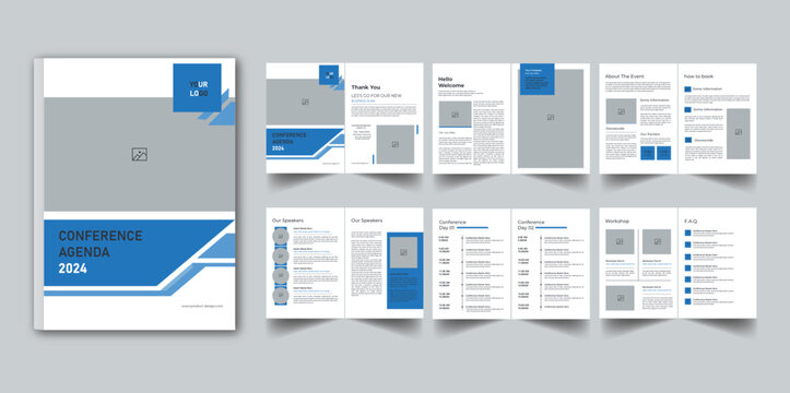 Conference Agenda | vectors template