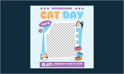 Cat Day Socials Media