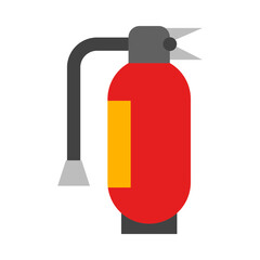Fire extinguisher flat icon