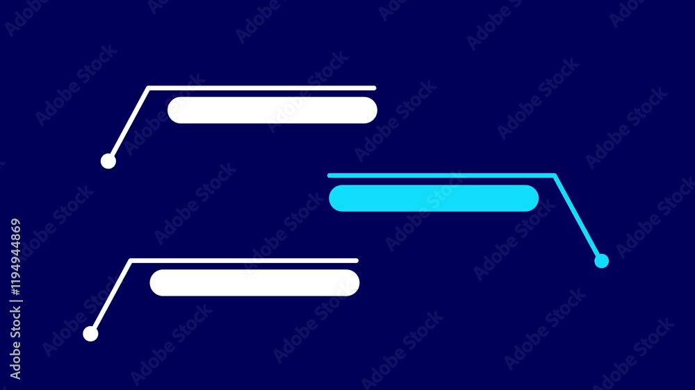 Poster loading point animated chat balloon pop up cloud chat frame waiting typing message alpha screen.