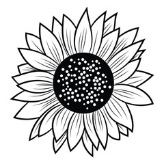 Sunflower Coloring Pages Artistic Sunflower Illustrations Featuring Elegant Floral Bouquets for Creative Expression.