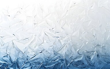 Obraz premium A dynamic gradient of frosty blue fading into ice white with a touch of glacial silver.