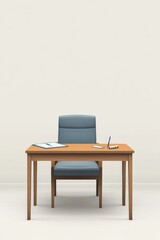 Minimalist Interview Room Setup