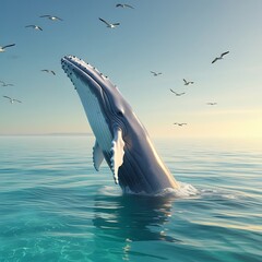 Blue Whales: The Gentle Giants of the Ocean © MstMonoara