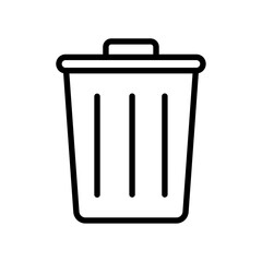 Delete icon Flat illustration sign