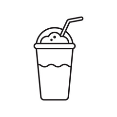 Frappe icon Flat illustration sign