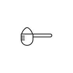 Scoop icon Flat illustration sign