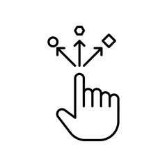 Variety icon Flat illustration sign