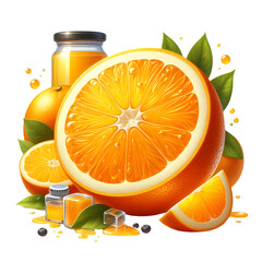 orange juice and lemon