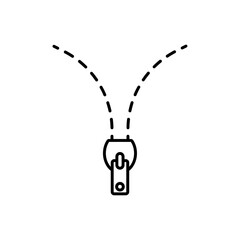 Zip icon Flat illustration sign © student