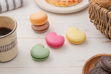 ハート型のマカロン