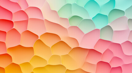 Colorful gradient background with geometric pastel color shapes