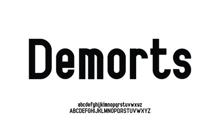 Modern minimal abstract alphabet fonts. Typography technology, electronic, movie, digital, music, future, logo creative font. vector illustration
