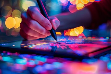 precise video adjustment using a tablet