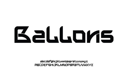 Fototapeta premium Sport Modern Italic Alphabet Font. Typography urban style fonts for technology, digital, movie logo design. vector illustration 